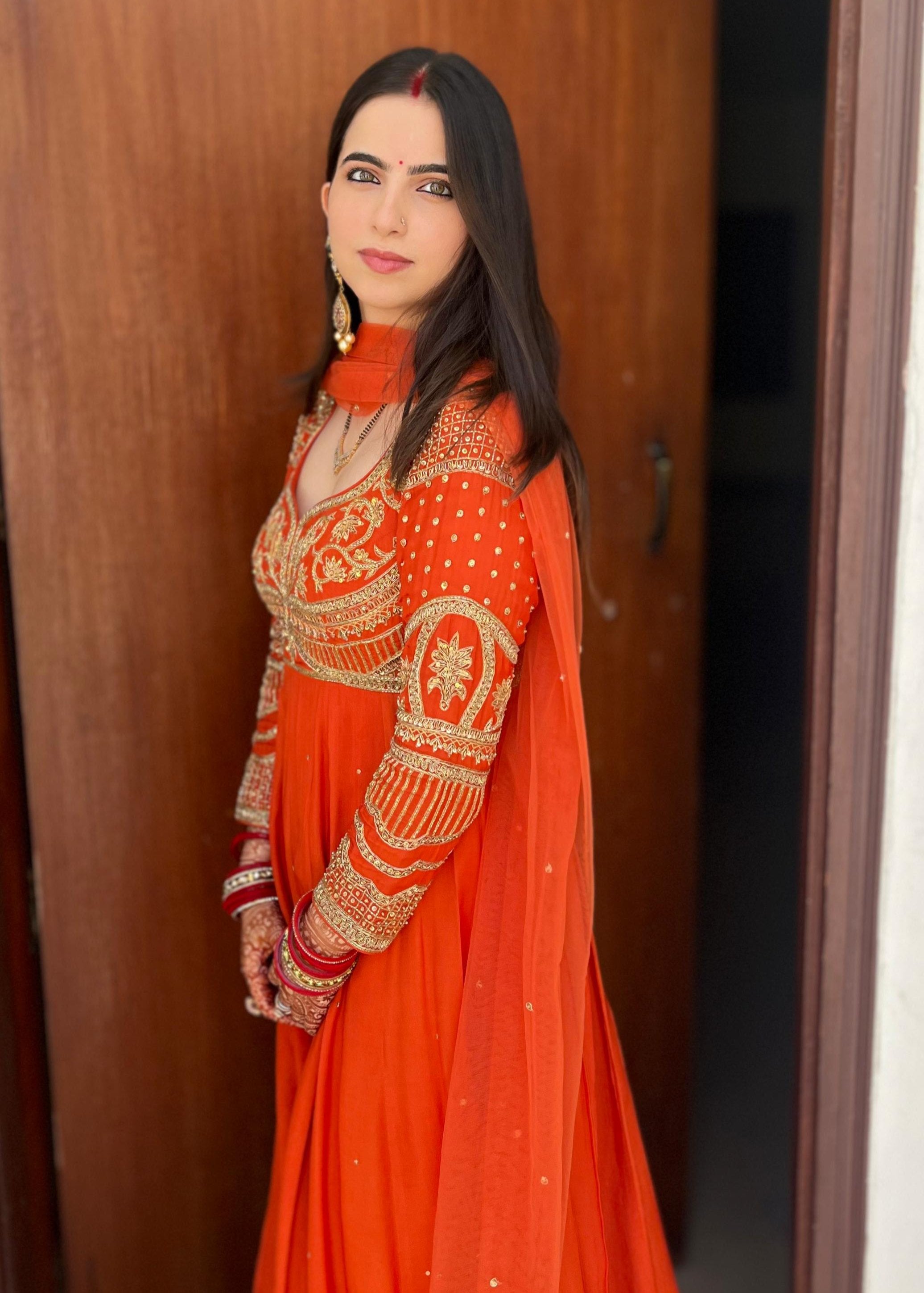 MATHURA H ANARKALI - GOLD