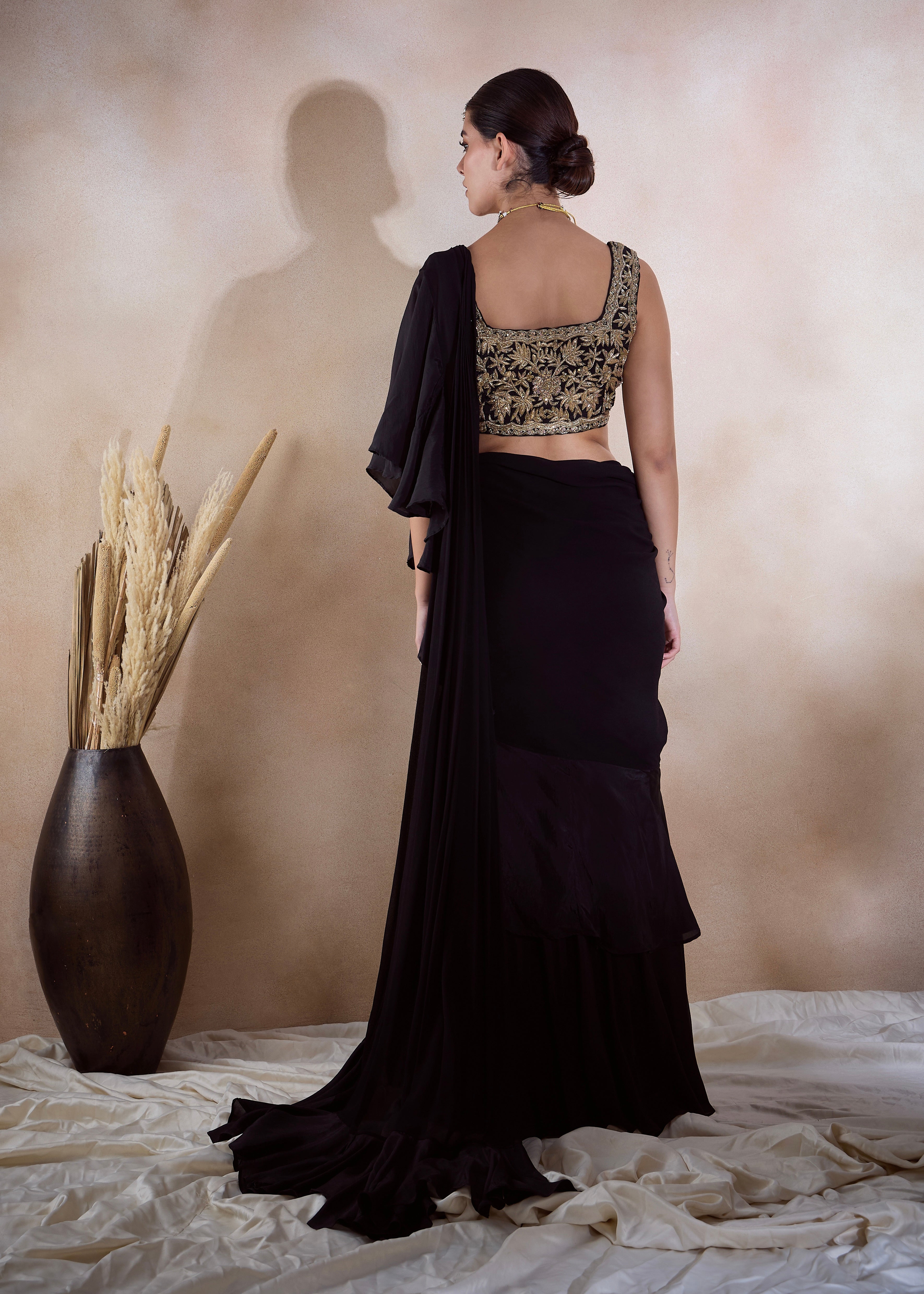 TINA KAKKAD IN MATHURA F SAREE