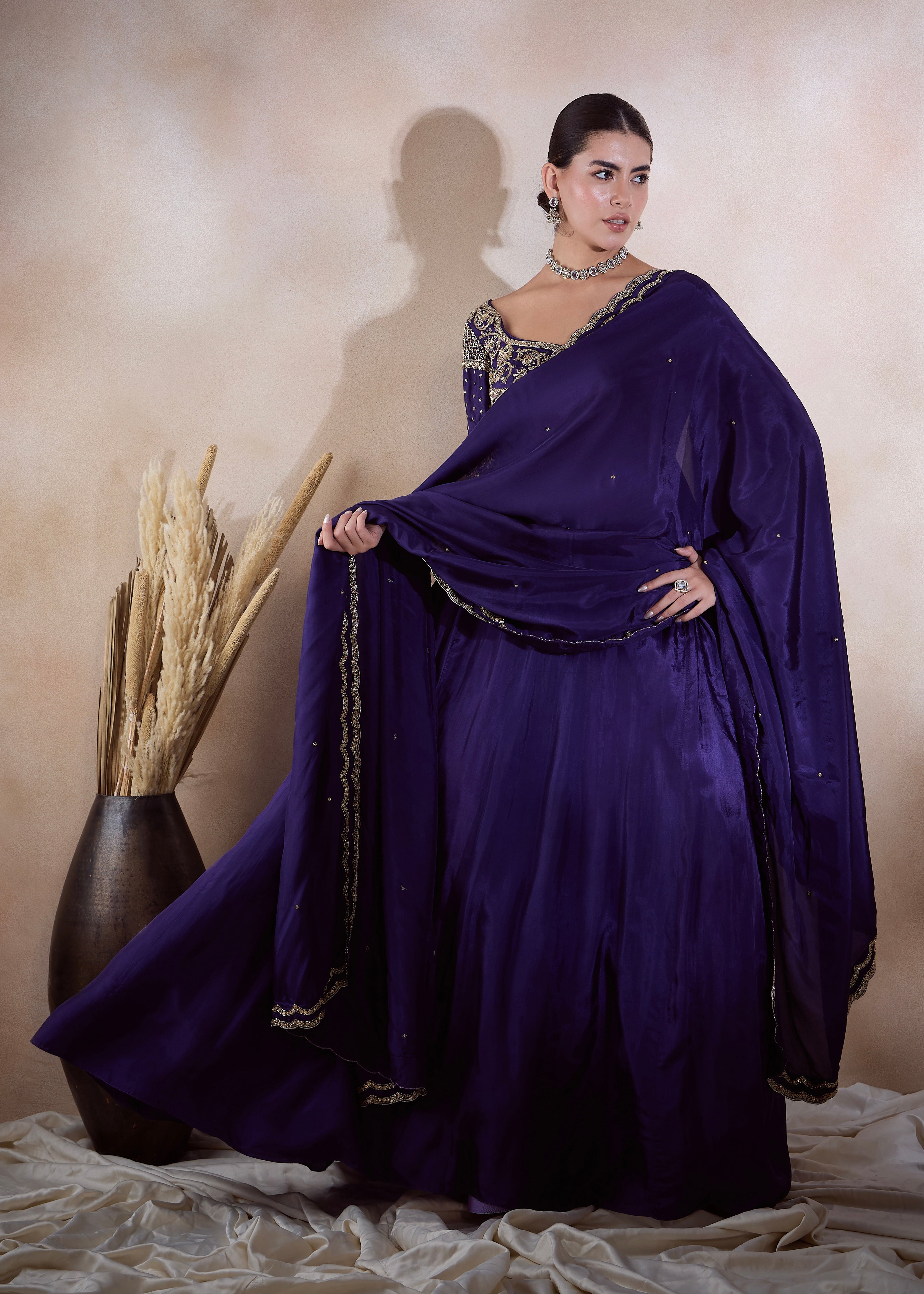 MATHURA H ANARKALI - GOLD