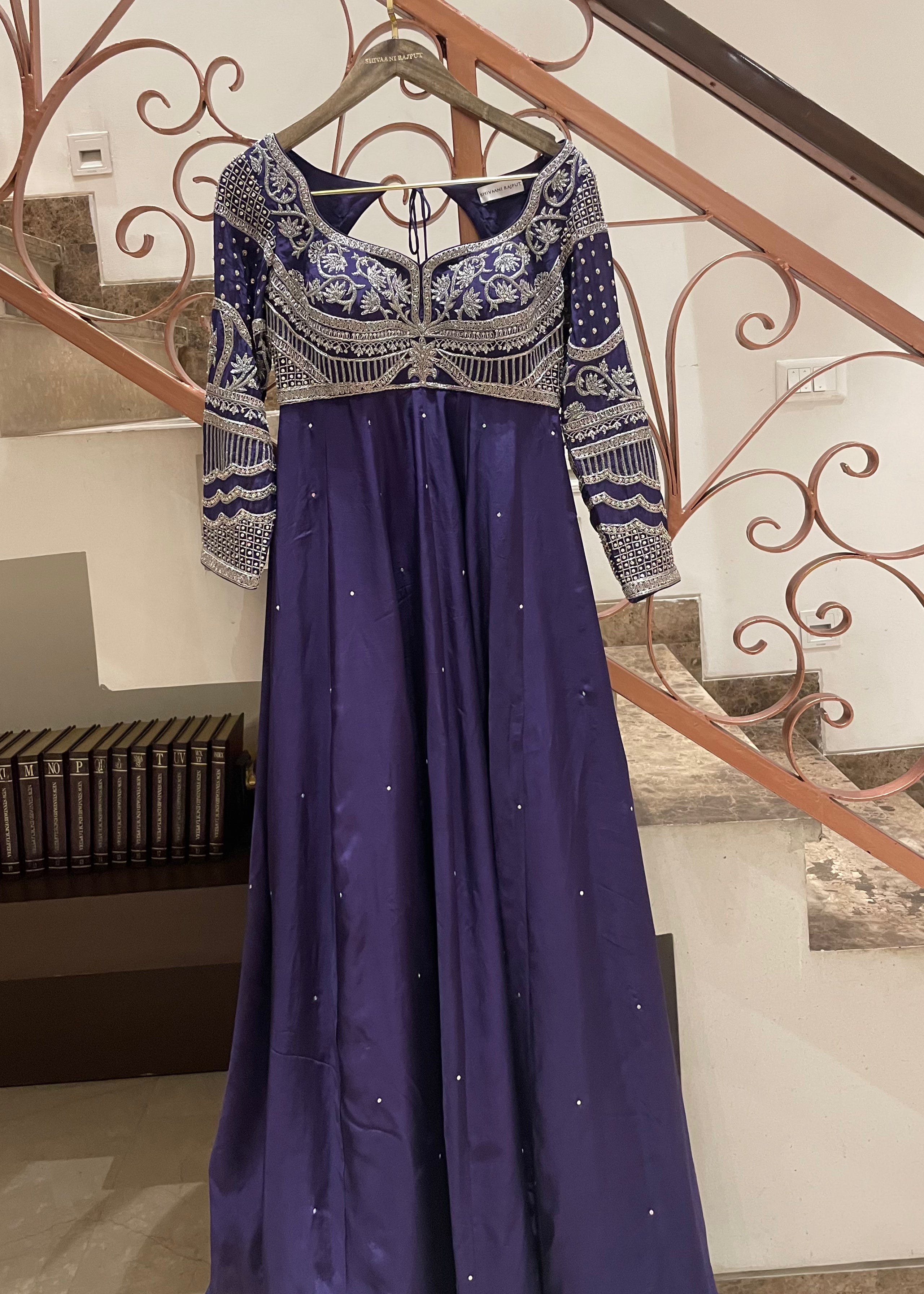 MATHURA H ANARKALI - SILVER