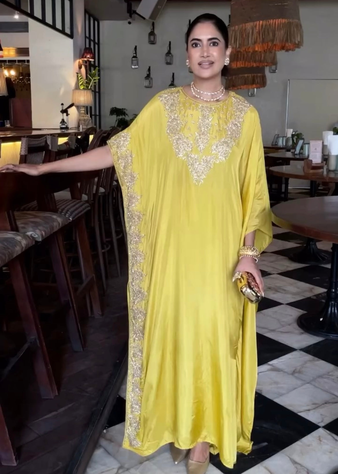 ALISHA PEKHA IN MATHURA HF KAFTAN