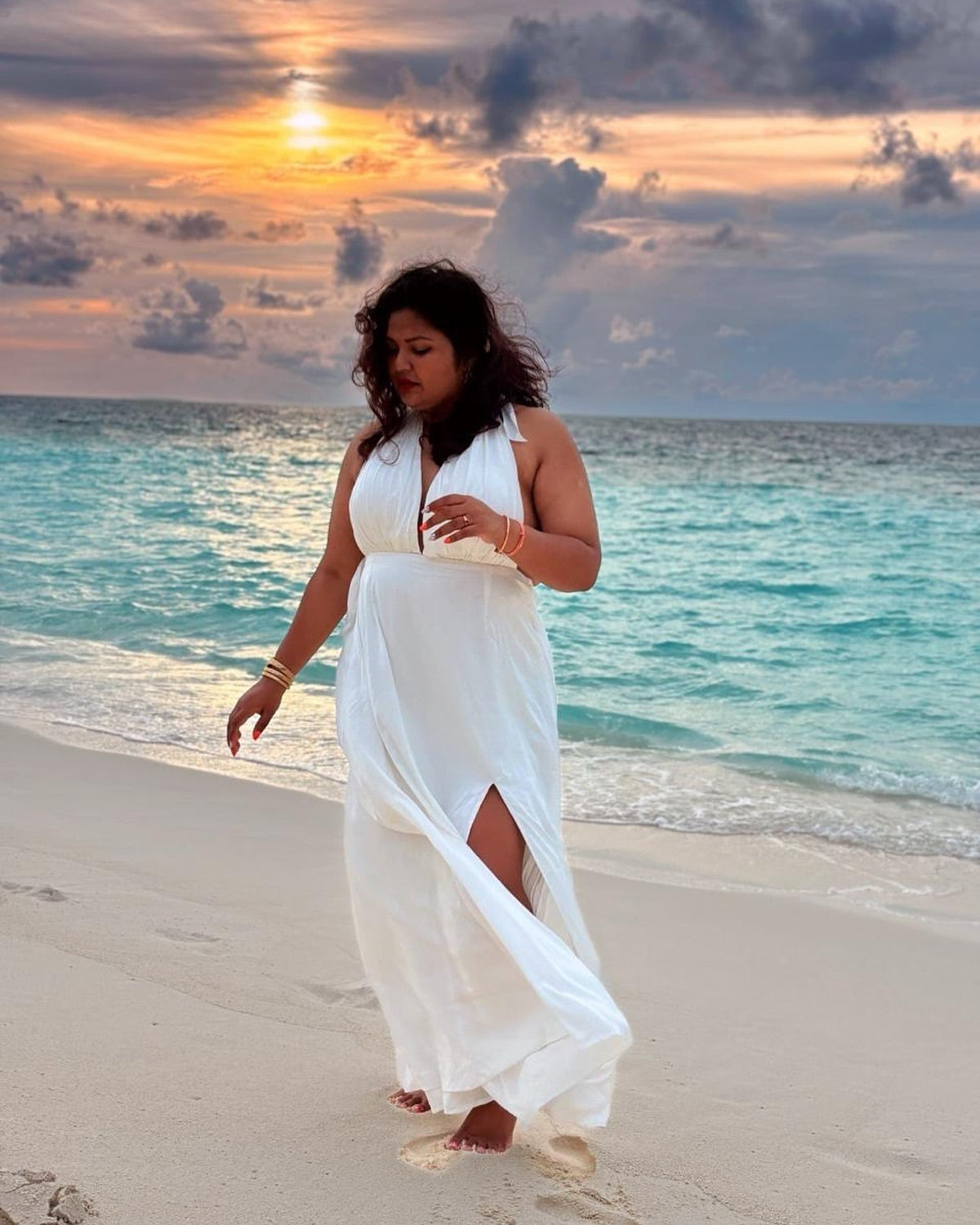 GURLEEN DAHELAY IN SANTORINI