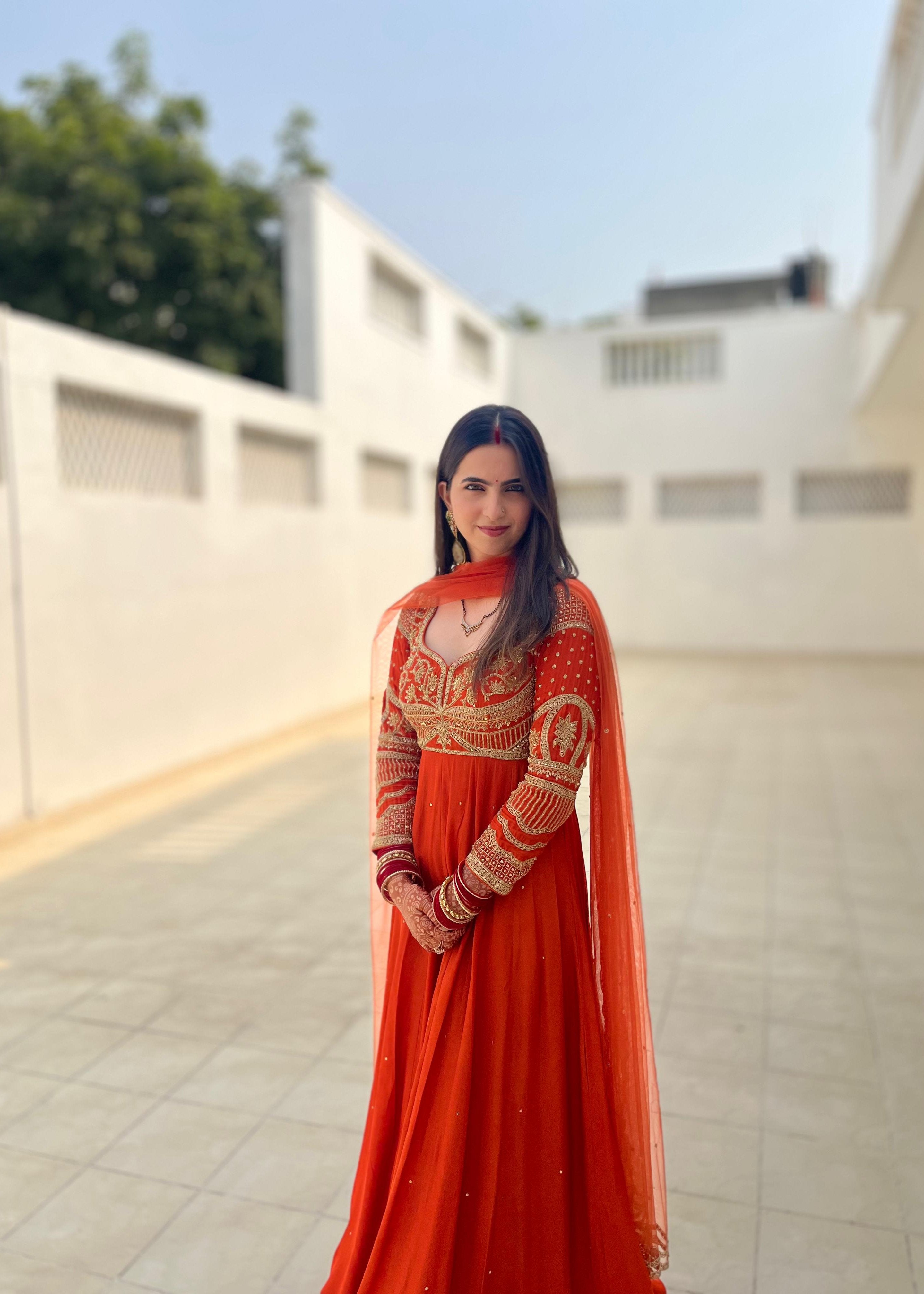 MATHURA H ANARKALI - GOLD